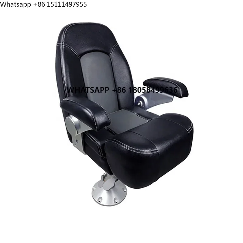 Feitine Custom Color Leather Captains Chair with Armrest Marine Seats for Boats