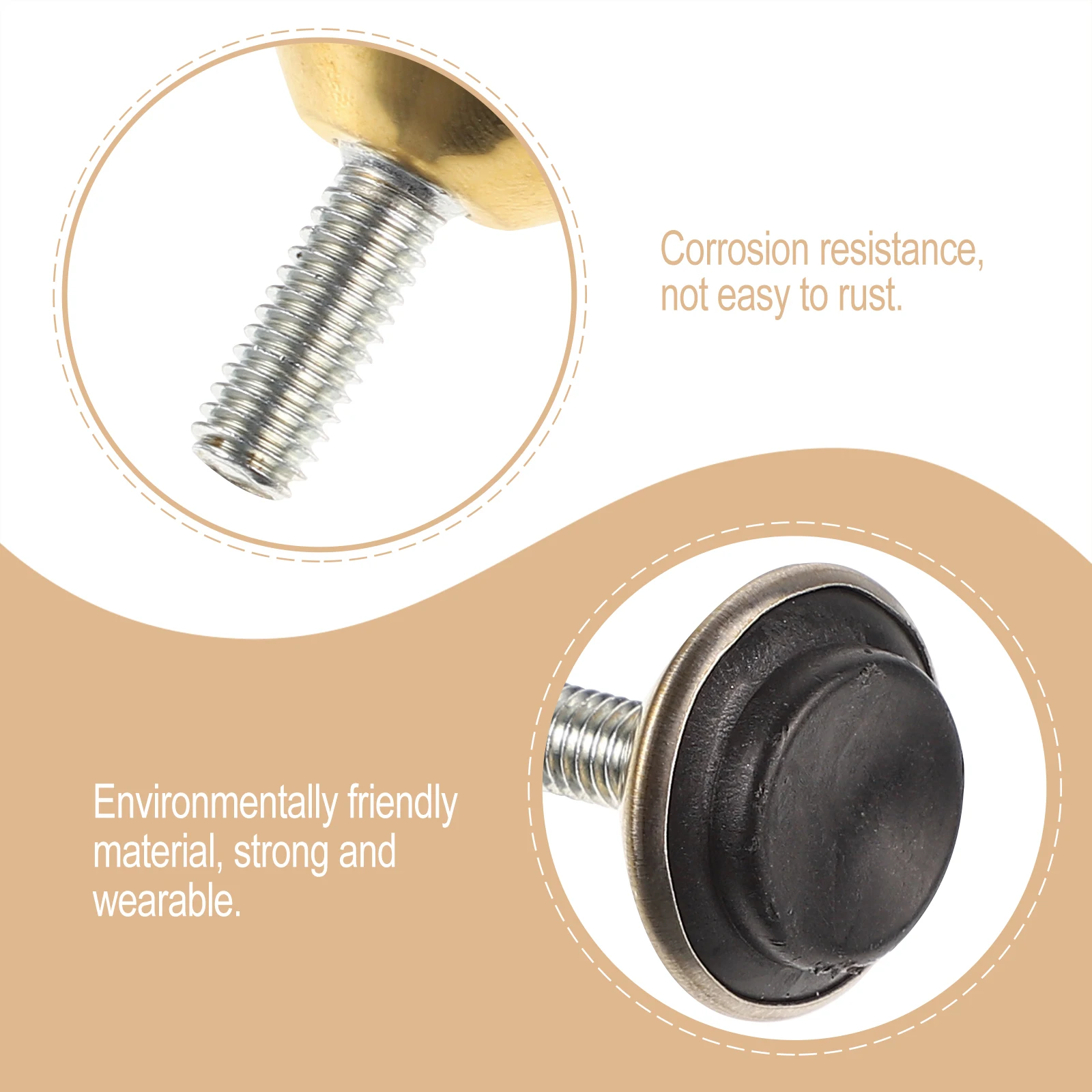 

12pcs Adjustable niture Feet Levelers Heavy Duty Non-S Protect Floor Scratches leveling foot niture glides legs