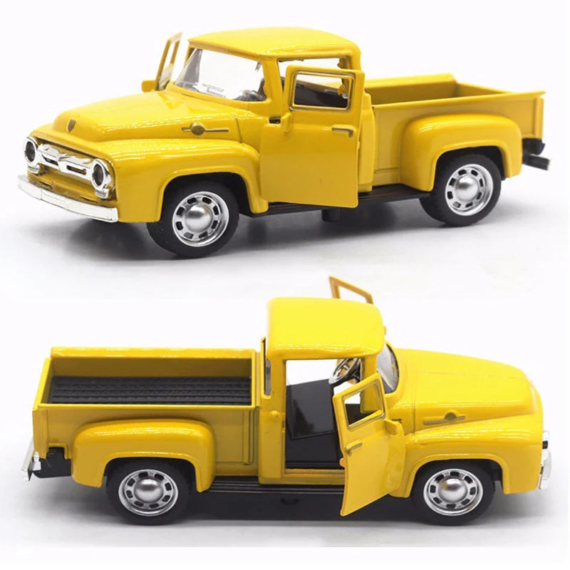 Christmas Ornaments Pickup Alloy Car Toy High Imitation Car Miniature Car Model