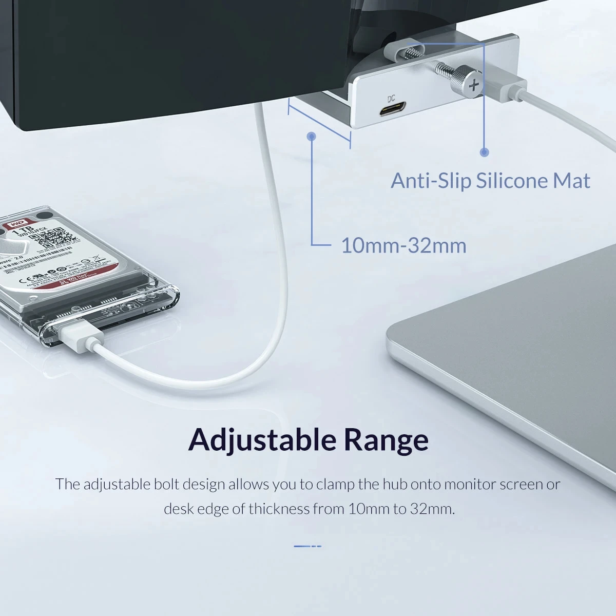 محور USB 3.0 مزود بإمدادات طاقة ، محول فاصل USB 3.0 ، موزع متعدد من نوع القصاصات ، 5G نقل بيانات عالي السرعة للكمبيوتر المحمول