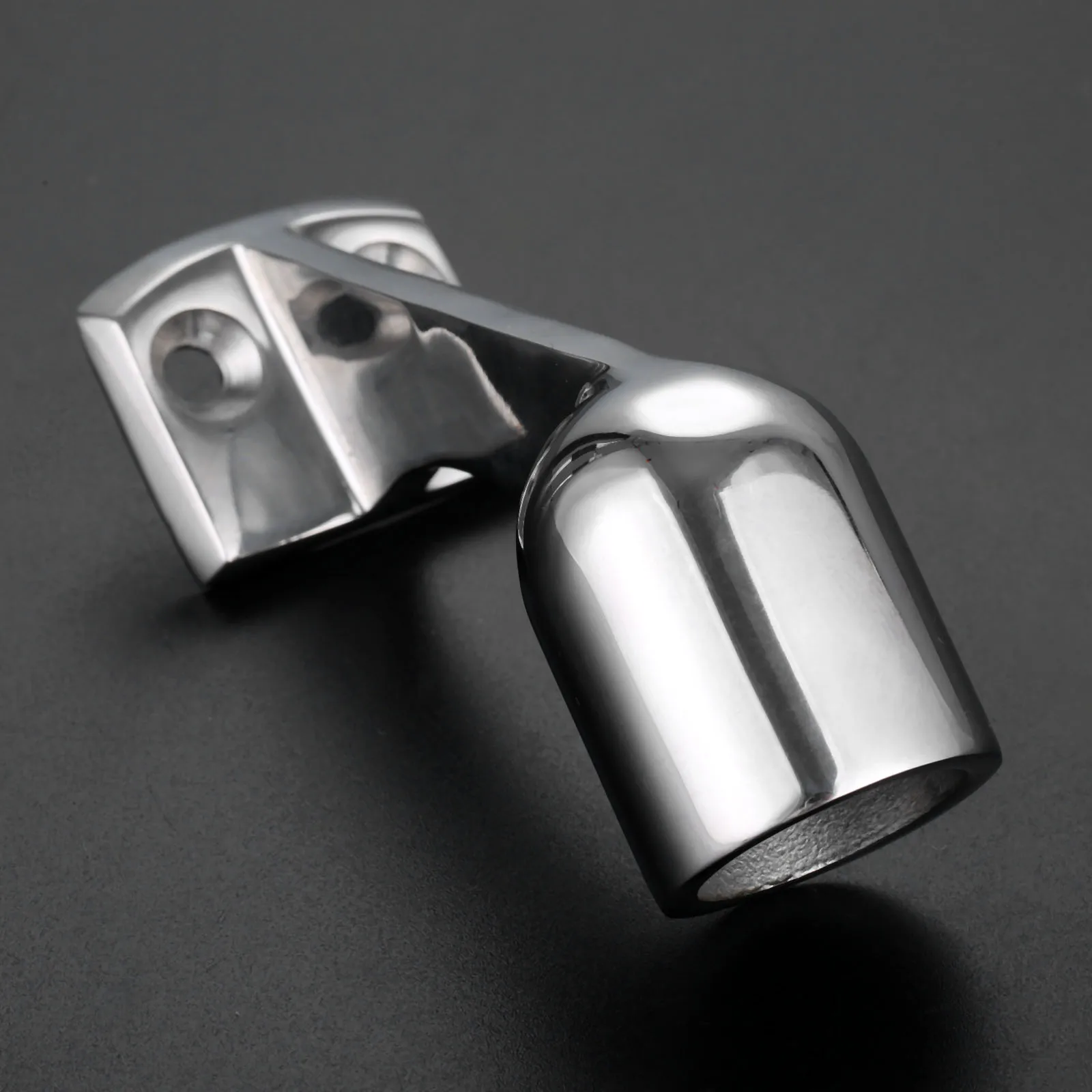 Do użytku morskiego 316 ze stali nierdzewnej statek/jachty ręczna poręcz koniec Stanchion dla 7/8 "" 22mm rury/rury łodzie wiosłowe akcesoria — zdjęcie 7