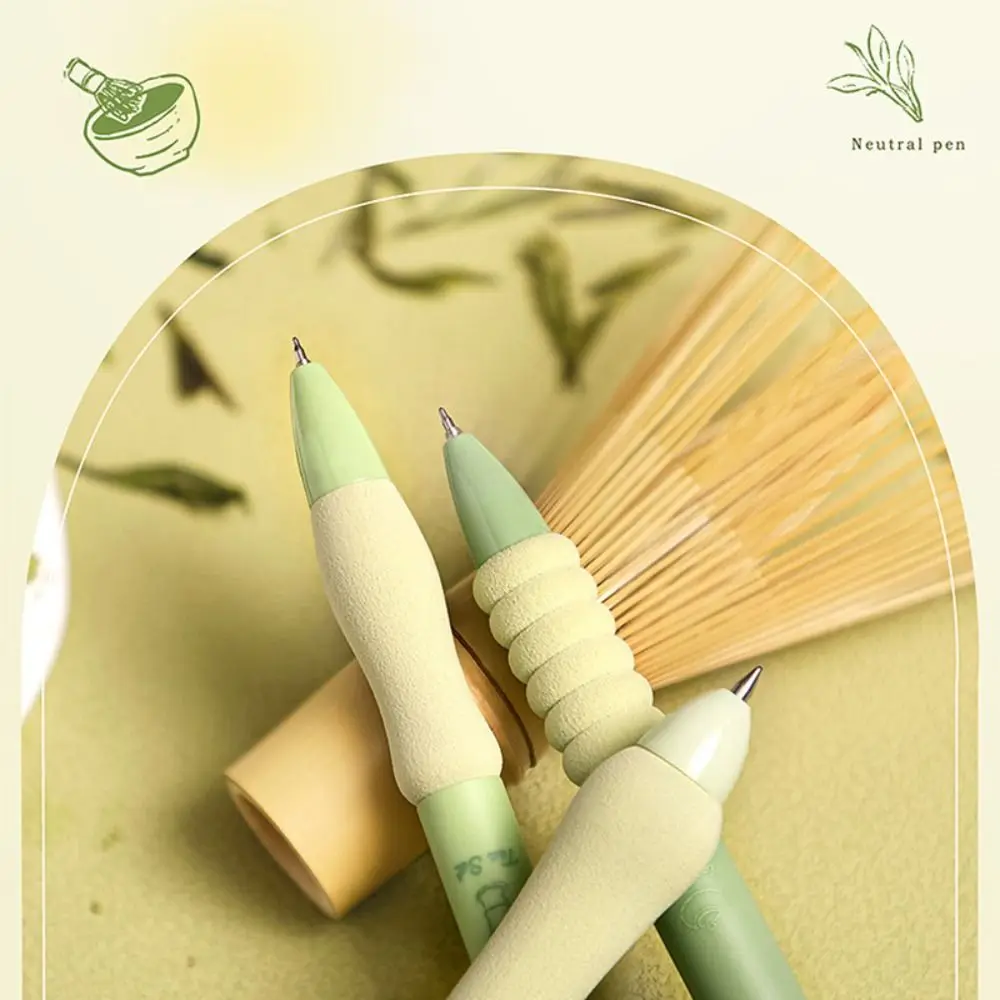 Quick Drying Gel Pen High Quality Soft Bread Touch 0.5mm Writing Tool Black Color Ink Neutral Pen Students Gift