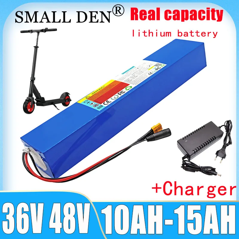 

New 36V 48V 10Ah 12Ah 15Ah Lithium Battery Pack 42V 54.6V Electric Scooter Bike BMS Board Rechargeable Battery EU/USA Duty Free