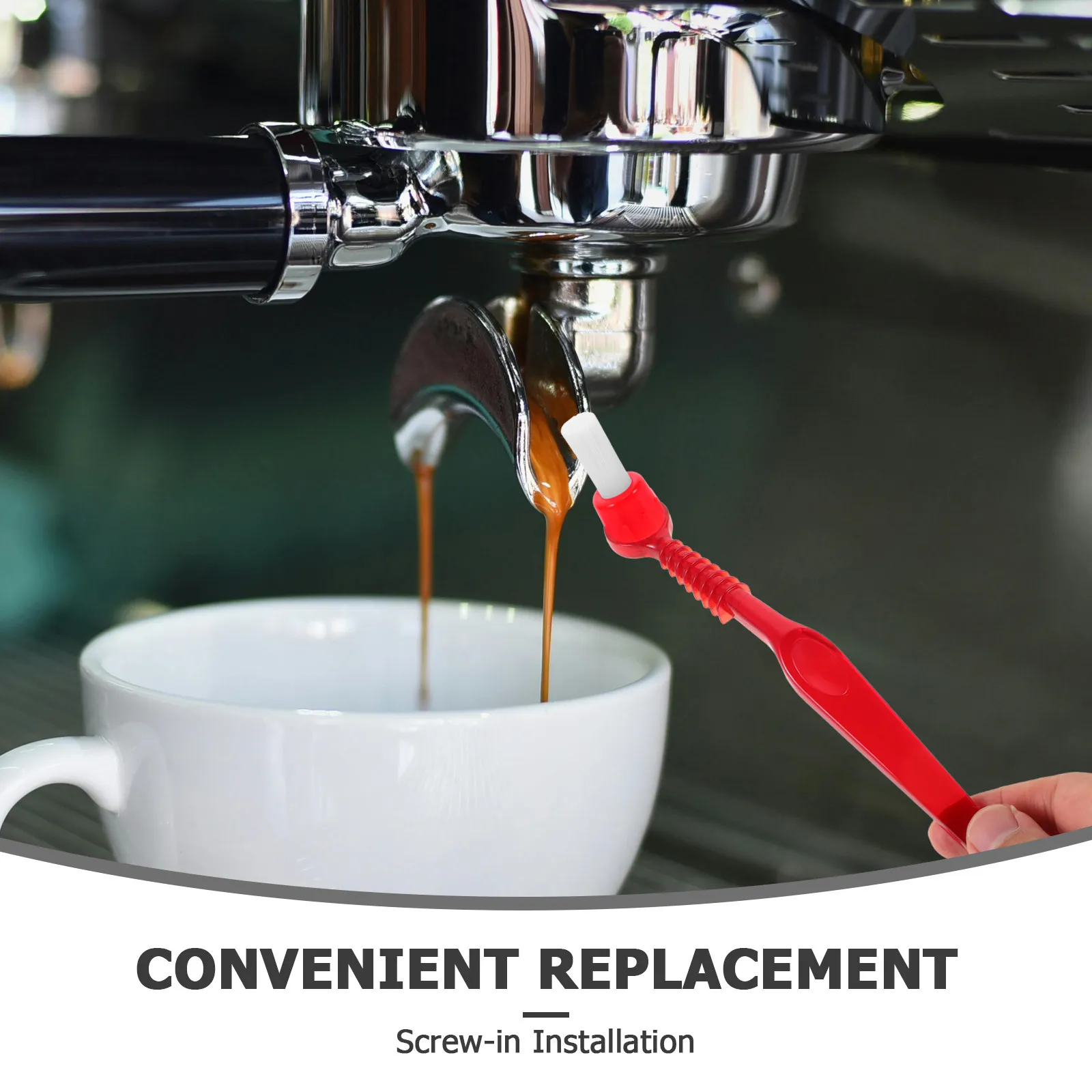 4Pcs Coffee Machine Cleaning Brush Head Replacement Effective Espresso Group Head Cleaner Coffee Maker Maintenance Accessory