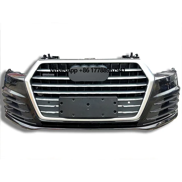 

Used Front Bumper Assembly for Q7 2017-2020 Includes Grille Radiator Fan and Parking Induction Front Lip Kit