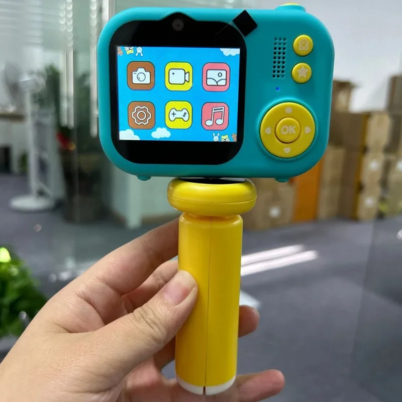 Mini Cartoon Leuke Digitale Kindercamera Kindercamera 2,4-inch display 4800W High Definition Dubbele camera