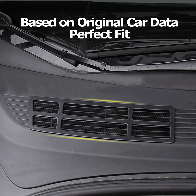 Air Inlet Protective Cover for Tesla Model 3 Y Intake Vent Net Grill Insect-proof Filter Front Face Car Interior Accessories