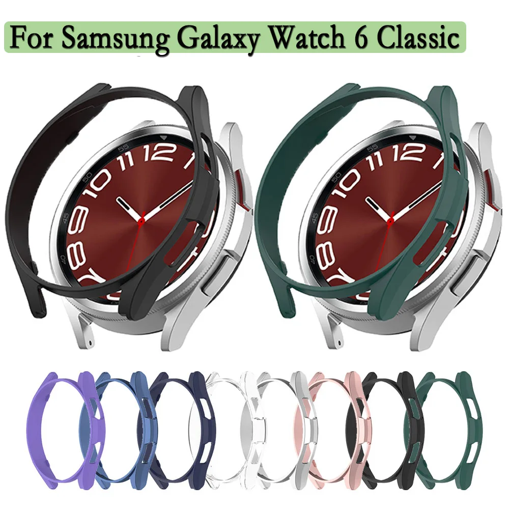 Hollow PC Watch Shell For Samsung Galaxy 6 Classic 43/47mm Durable PC Screen Protector Case High Quality Colorful Cover