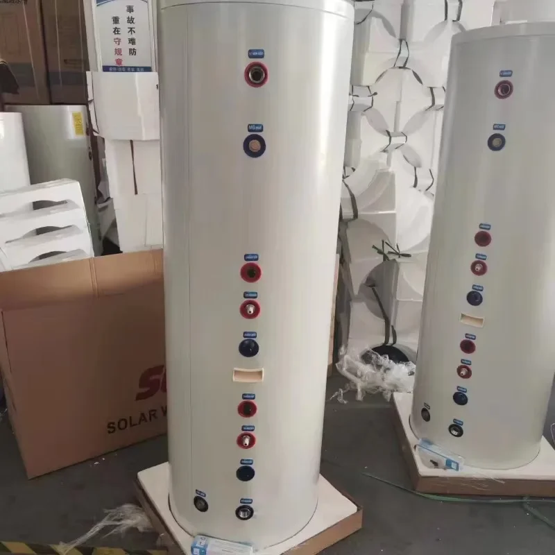 Tanque de buffer de aquecimento com trocador de calor