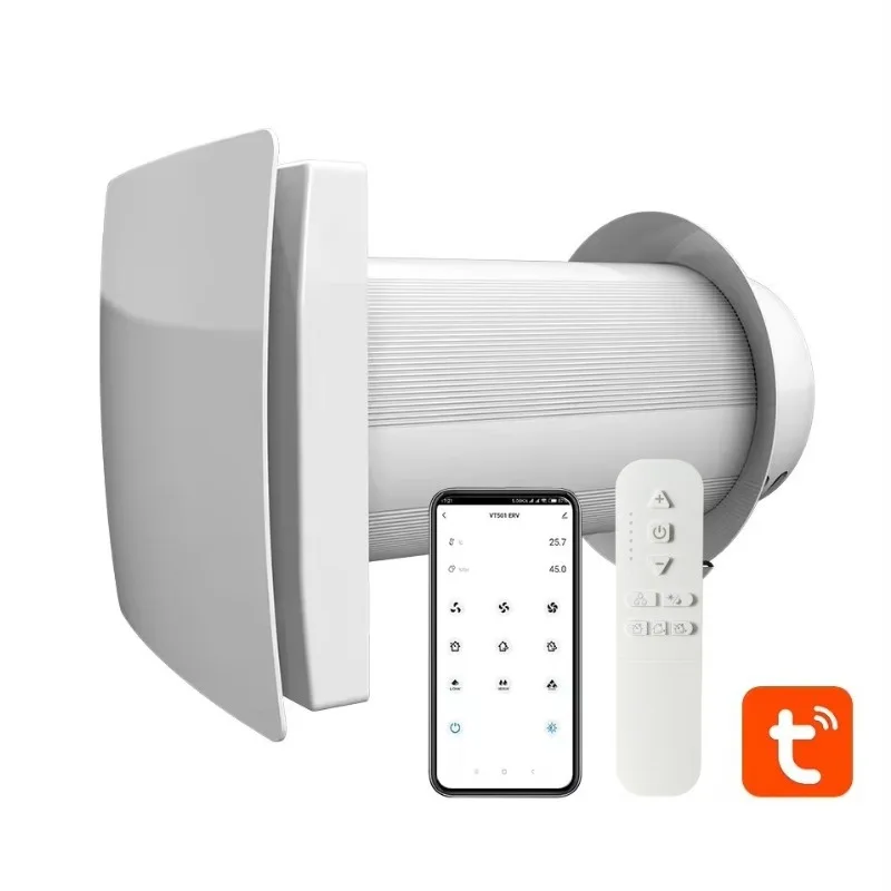 Wall-Mounted ERV for Single Room Heat Recovery Ventilation