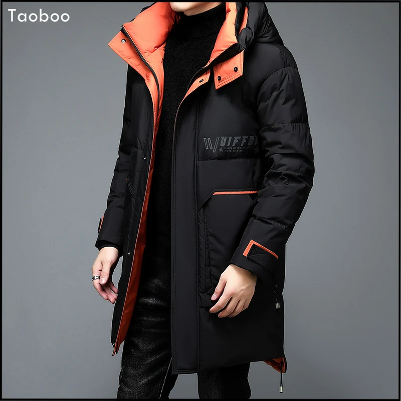 Top Grade Warm 2021 Men\'s Winter Jackets Luxury Top Quality Hooded Fashion Parka Jacket Men Windbreaker Male Coat Men\'s Clothing