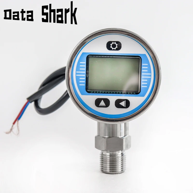 Digital pressure transmitter with large LCD display pressure gauge 4-20mA 24VDC pressure sensor all stainless steel