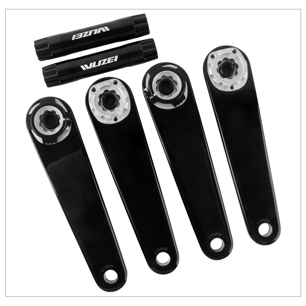 WUZEI Kohlefaser-Rennrad-Kurbelgarnitur, 165 mm, 170 mm, 3-Loch-Direktmontage, AL-7075, 24 mm Achse für Shimano 105 R7000 Ultegra R8000 – Detail 21