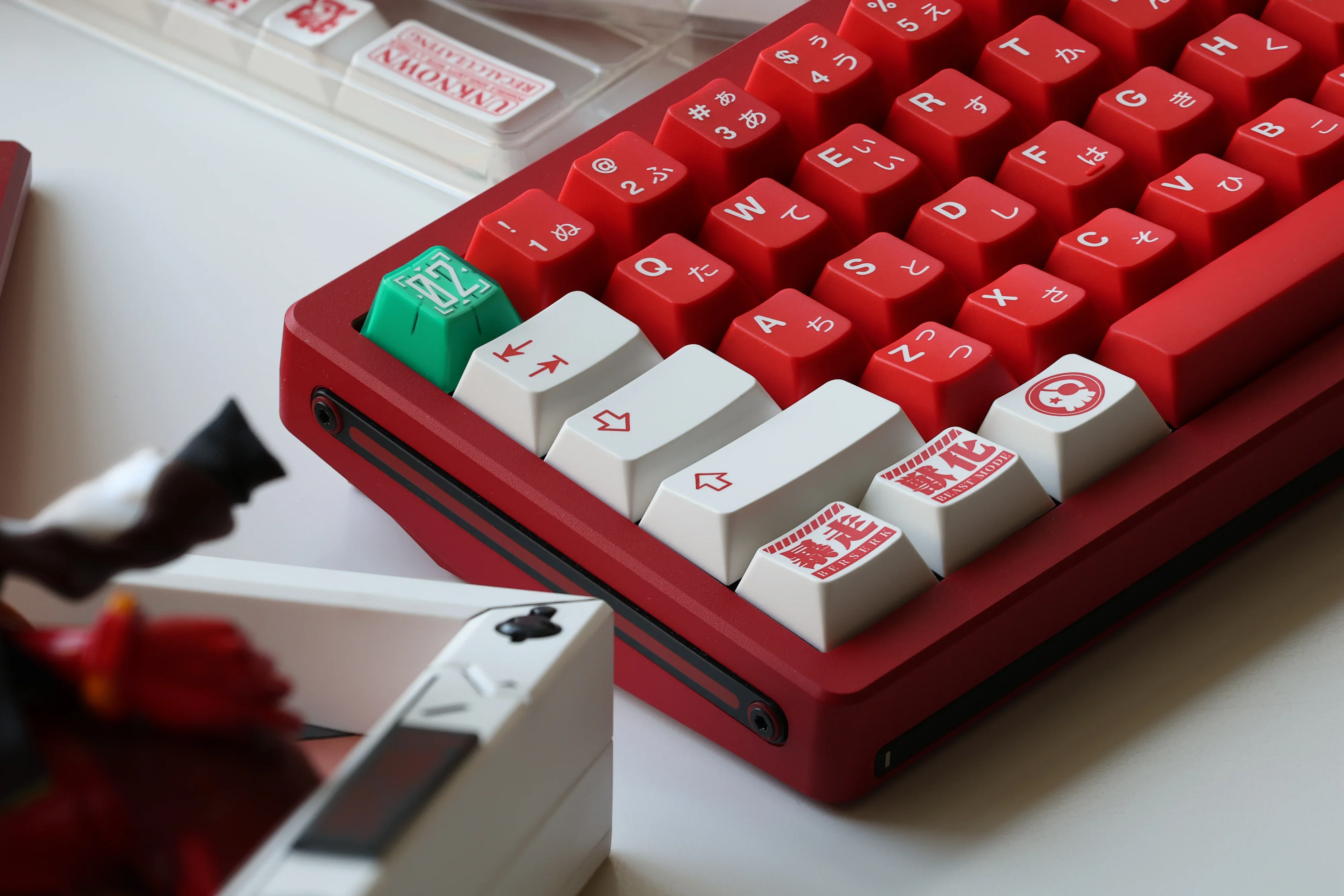 

Customized mechanical keyboard ABS two-color process Original factory height R2 original keycap