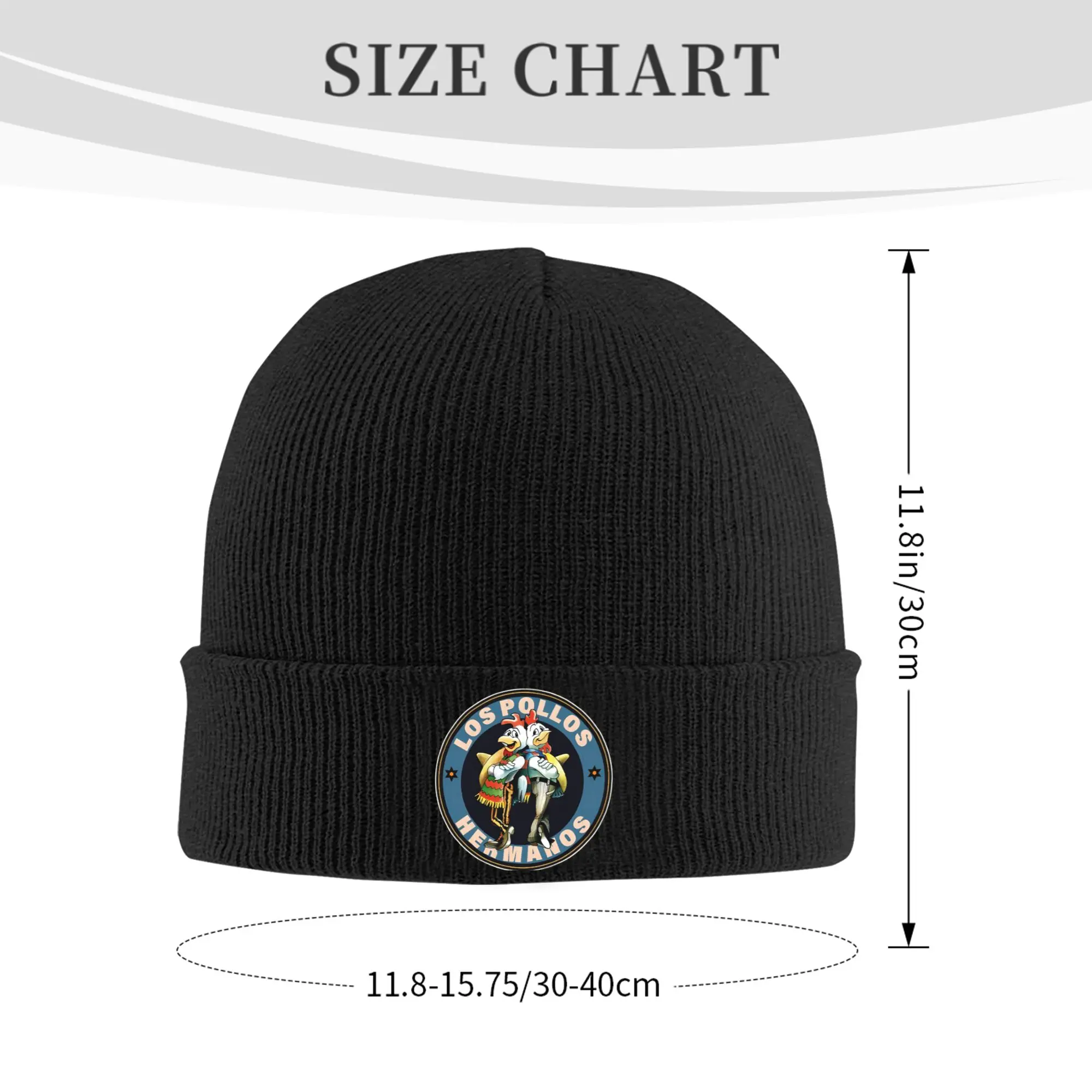Los Pollos Hermanos Breaking Bad  Knitted Hat Beanies Winter Hats Warm Acrylic  Hip Hop Chicken Brothers Cap Men Women Gifts,