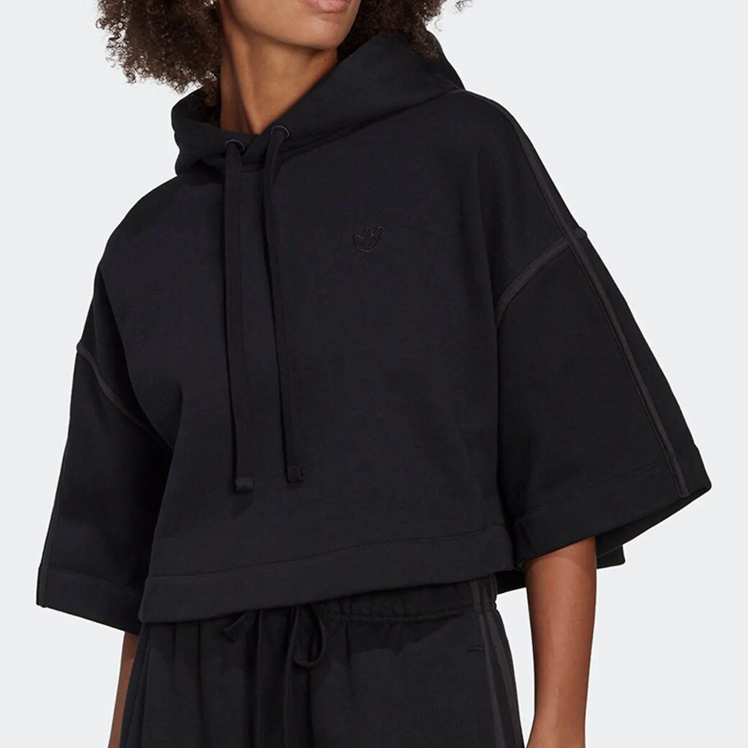 

Оригинальная женская модная минималистичная толстовка с капюшоном Adidas Clover HK7228