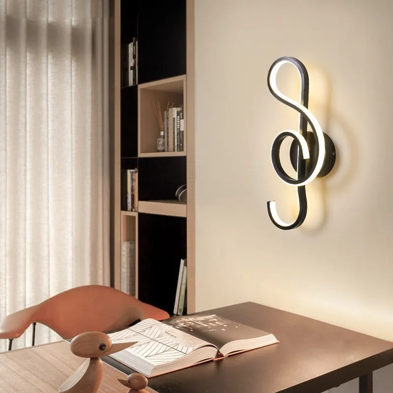 Imagem -03 - Dern Minimalista Led Wall Lamp Home Indoor Decor Wall Sconce para Sala de Estar Quarto Cabeceira Lustres Backgroud Luz Decoração