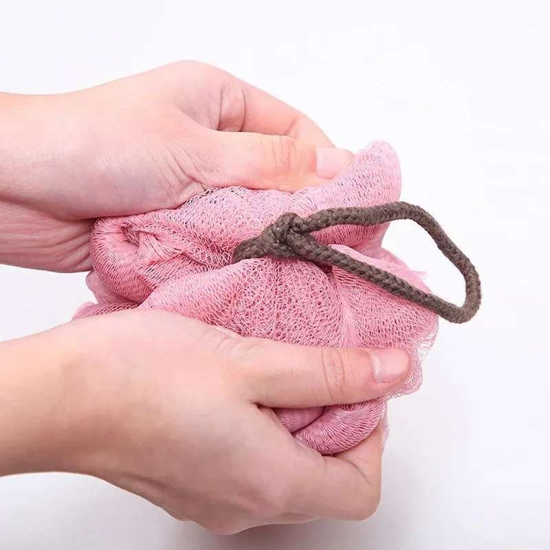 

Губка для ванны для спины для взрослых, цветок для ванны, банный мяч из люфы, банное полотенце с длинной полосой, сильное растирание, обеззараживание