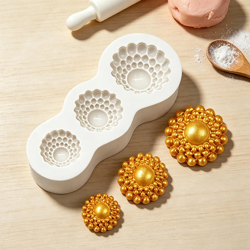 Moule en Silicone en pierre précieuse, pour pâtisserie, Cupcake, gâteau Fondant, outils de décoration