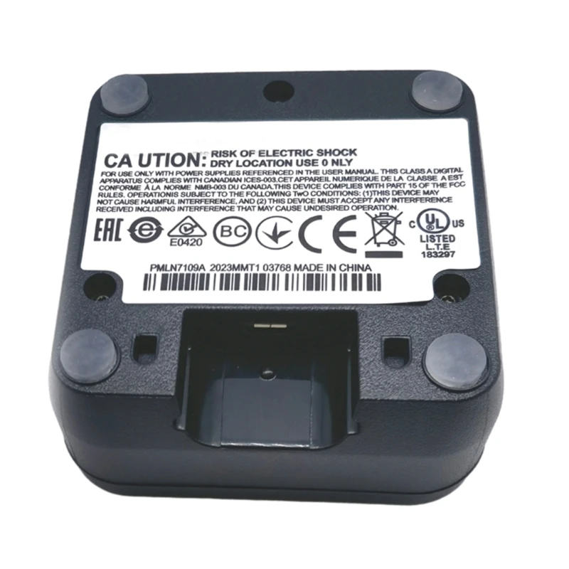 Base caricabatteria da tavolo compatto Dropship affidabile durevole compatibile per DTR600 DTR700 DTR720 PMPN4468 PMPN4469 Radio
