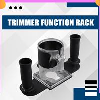 A23P Woodworking Edge Trimming Machine Auxiliary Support Bottom Slotted Balance Plate Inverted Bracket Milling Groove Tools