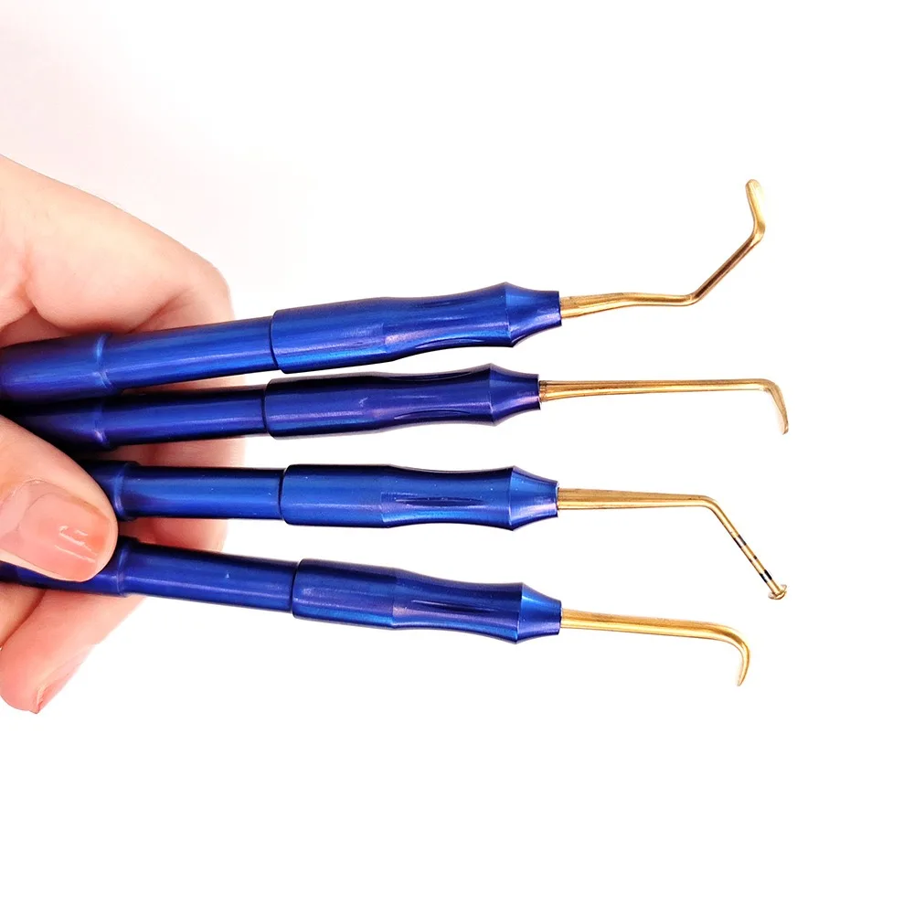 4Pcs/Set Dental Titanium Steel Advanced Sinus Kit Dask Tool Dental Implant Sinus Lifting Elevation Hand Instruments Oral Surgery