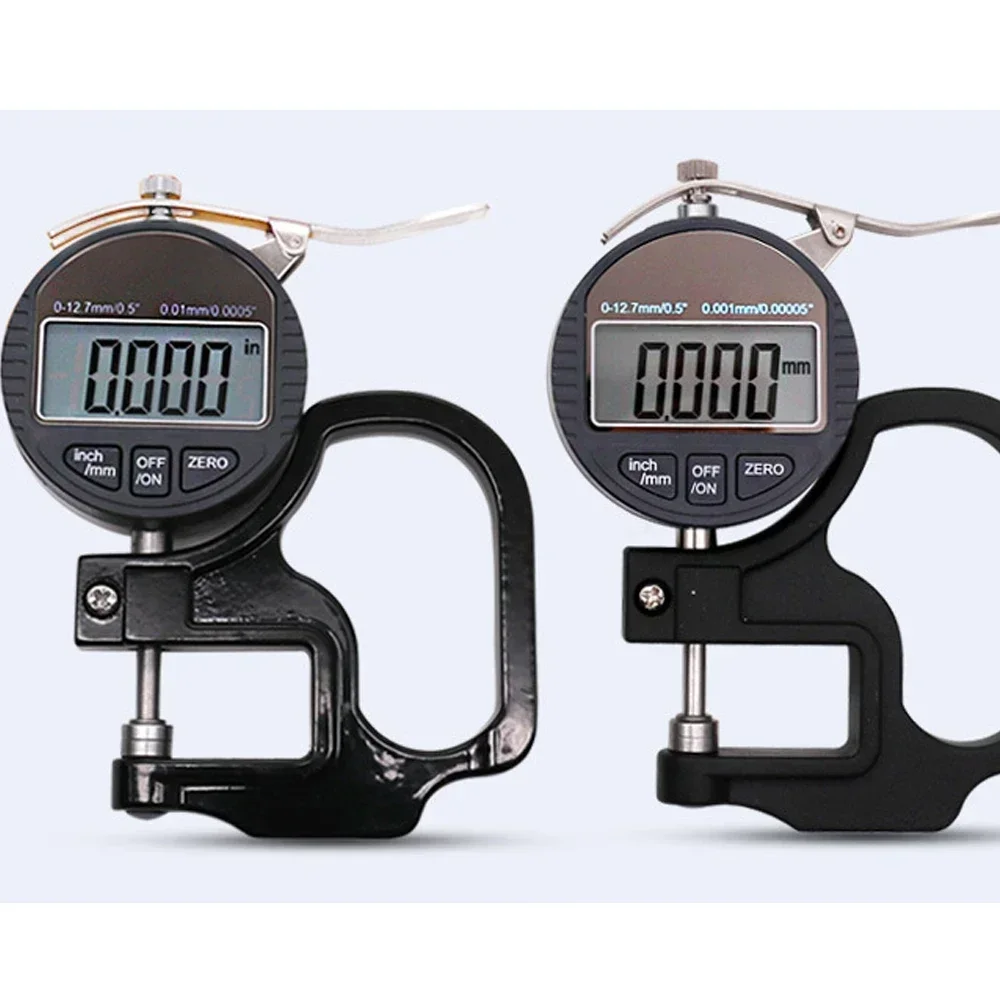 

0.01mm / 0.001mm 12.7mm Range Digital Thickness Gauge Electronic Percentage Thickness Meter Micrometer