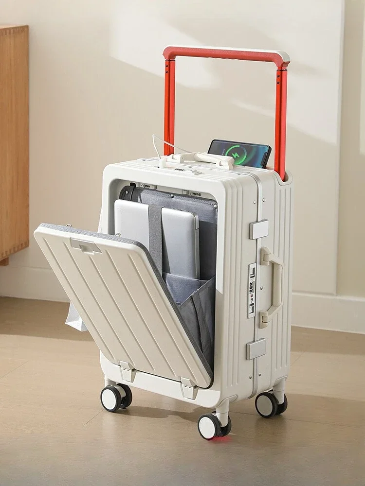 Valise ouverte avant, nouvelle biellette de direction large, petite valise d'embarquement