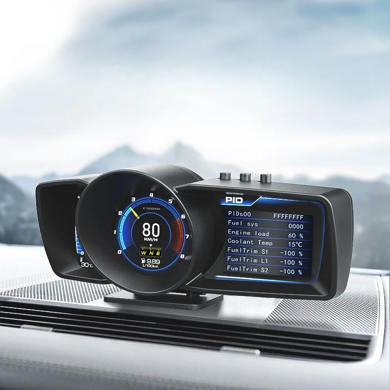 

A600 car instrument head-up display hud driving computer LCD obd instrument gps Beidou turbine AP-7