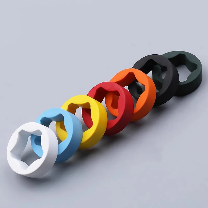 Colorful Fluorine FKM Rubber Ring Watchband Crown For RM Richard Mille Strap 011/055/035/030 Five Pointed Star Accessories Head