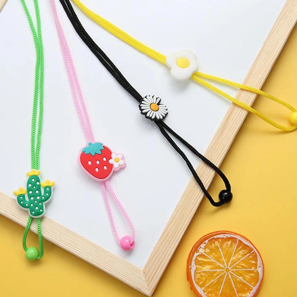 Lovely Fashion Fruits Children Students Flower Glasses Rope Glasses Chain Mask Anti-lost Lanyard Mask Rope