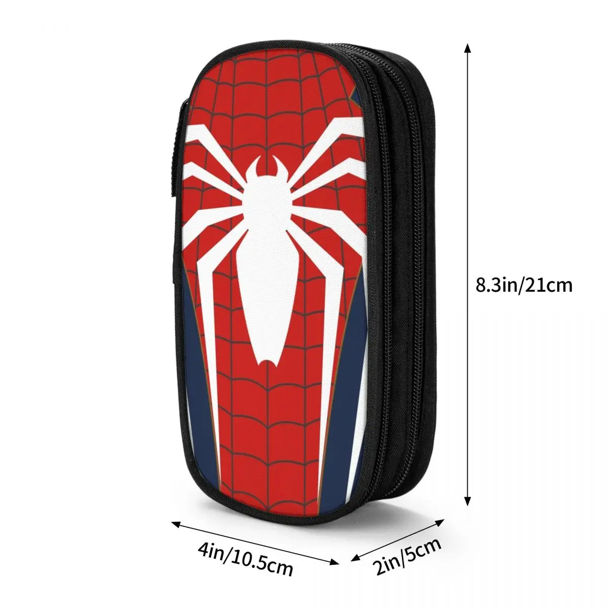 Astuccio per matite anime Spider-man Borse portapenne creative Spiderman Studenti di grandi dimensioni Astucci per matite con cerniera per la scuola degli studenti