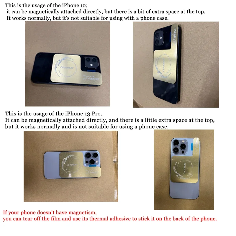 Płytka Heat Pipe do Chłodzenia Telefonu Komórkowego, Rozproszona Płytka Rozpraszająca Ciepło, Powiększa Obszar Odprowadzania Ciepła, Aluminiowa Płyta z Magnesem