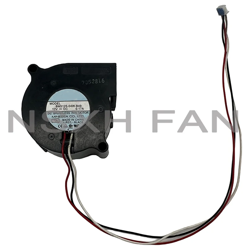 BM5125-04W-B49พัดลมโปรเจคเตอร์ขนาด5025 12V 5ซม.