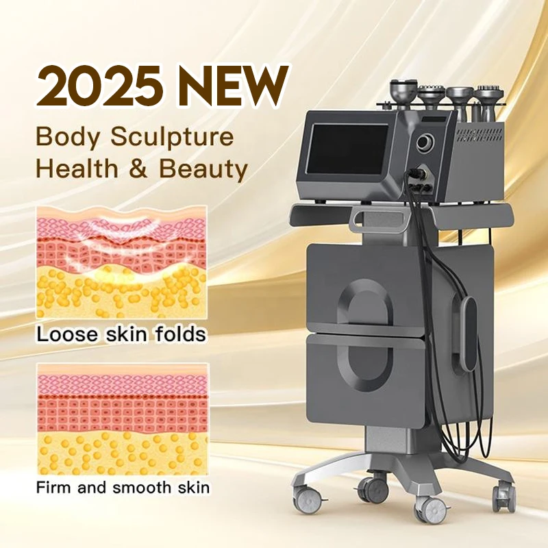 

4 in 1 S-Shape 40K Cavitation RF Negative Pressure Body Sculpture Machine Non-Invasive Fat Burning Weight Loss Equipment