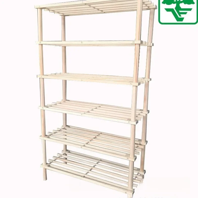 متعدد الطبقات بسيط 4-layer خشبي متعدد الطبقات تخزين التشطيب الإطار زهرة الوقوف خشب الصنوبر الصلب لا ندوب زهرة الوقوف