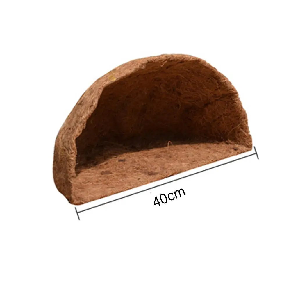 2Pcs/Set Plant Liner Durable Reducing Watering Time Coconut Fiber Plant Liner Garden Yard Hanging Basket Liner for Garden