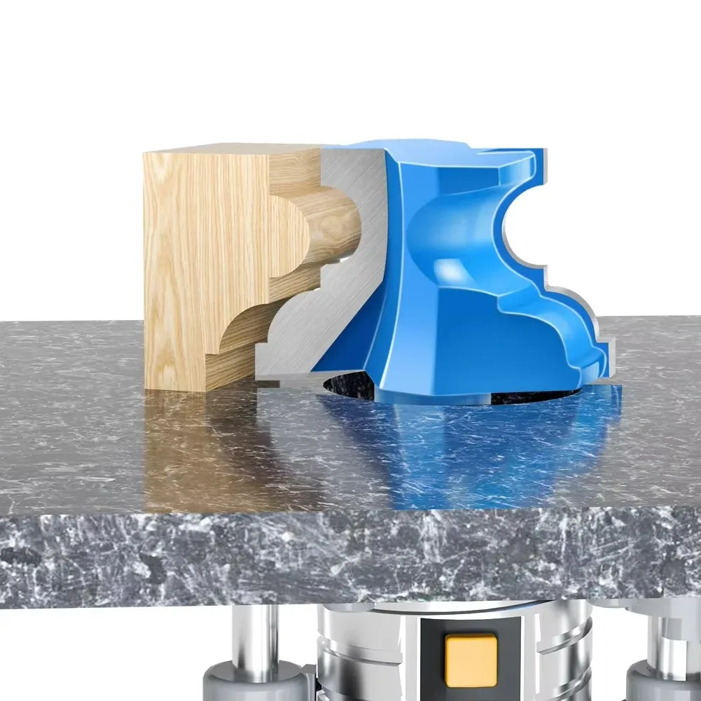 12mm 1/2in Schacht Concave Radius Frezen Bolle Kolom Lijn Mes Molding Router Bit Tenon Cutter voor houtbewerking