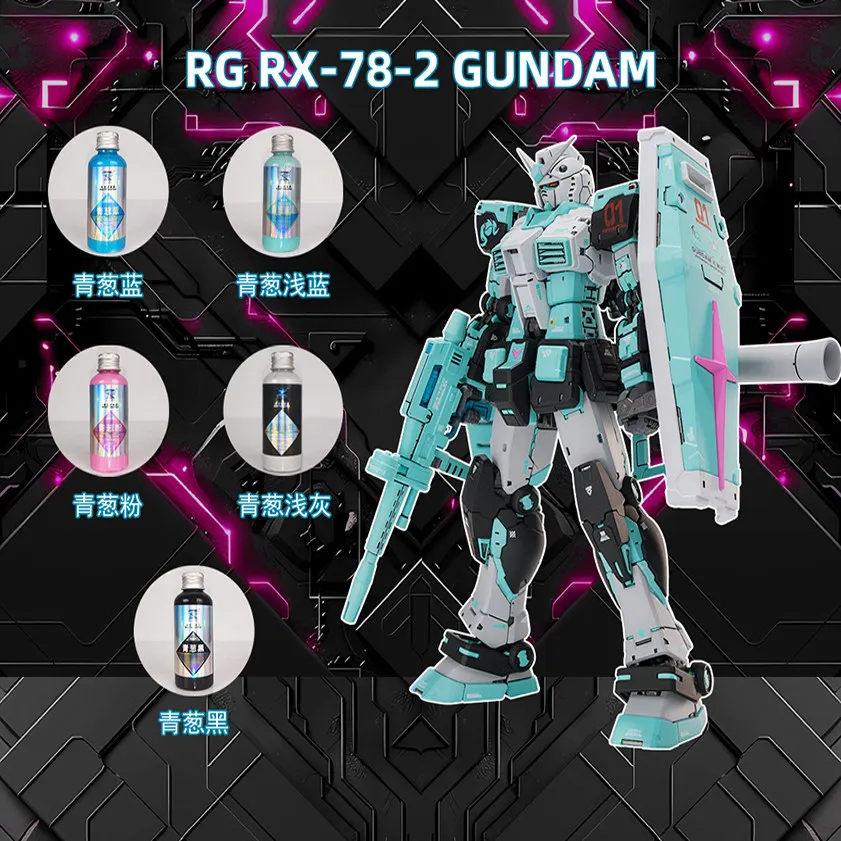 Oil Based Pre Mixed Paint Three Plus Two RG MG PG Hatsune Miku Special Set