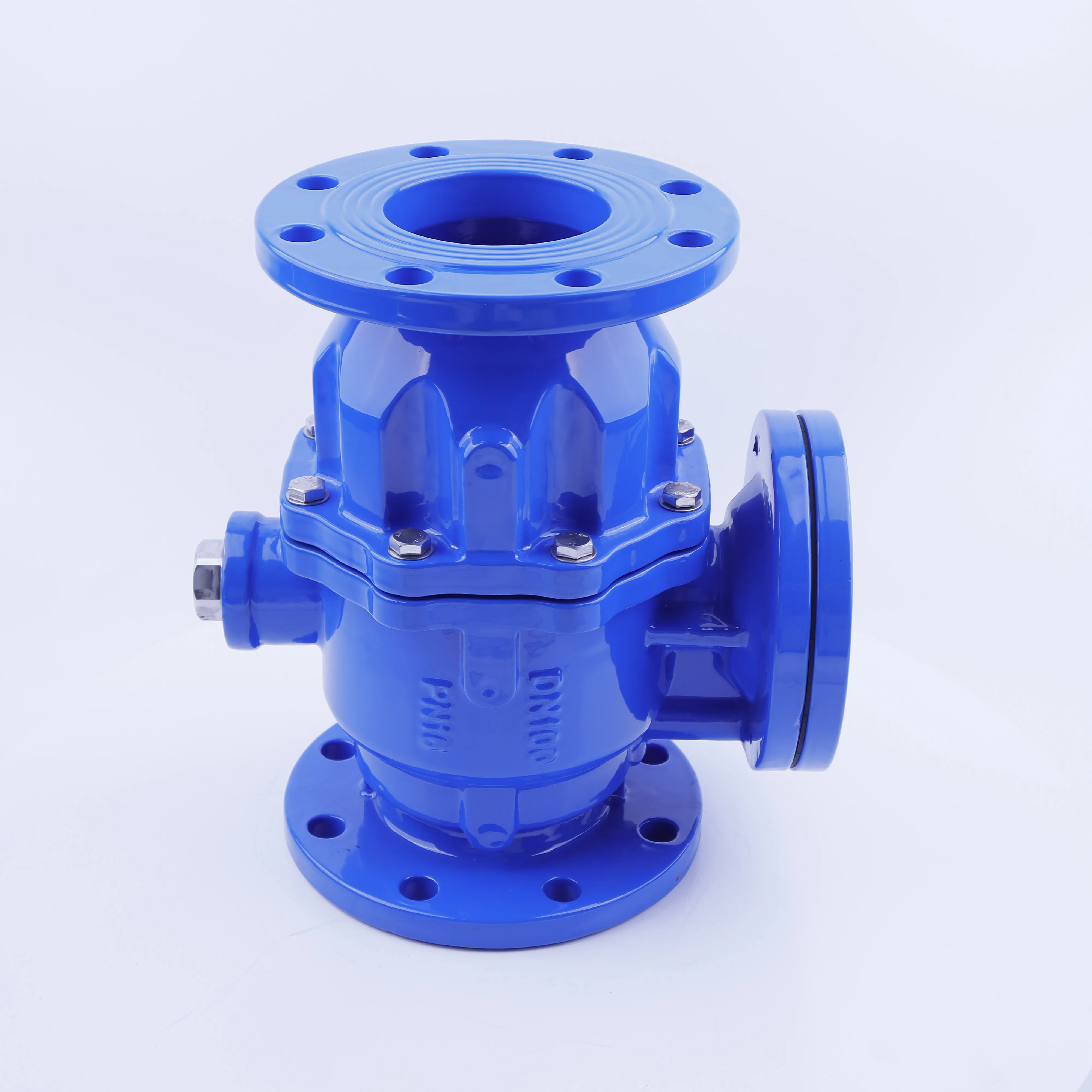 Ductile Iron Backflow Preventers Valves for Water Supply Systems in Blue Sizes DN50-DN200