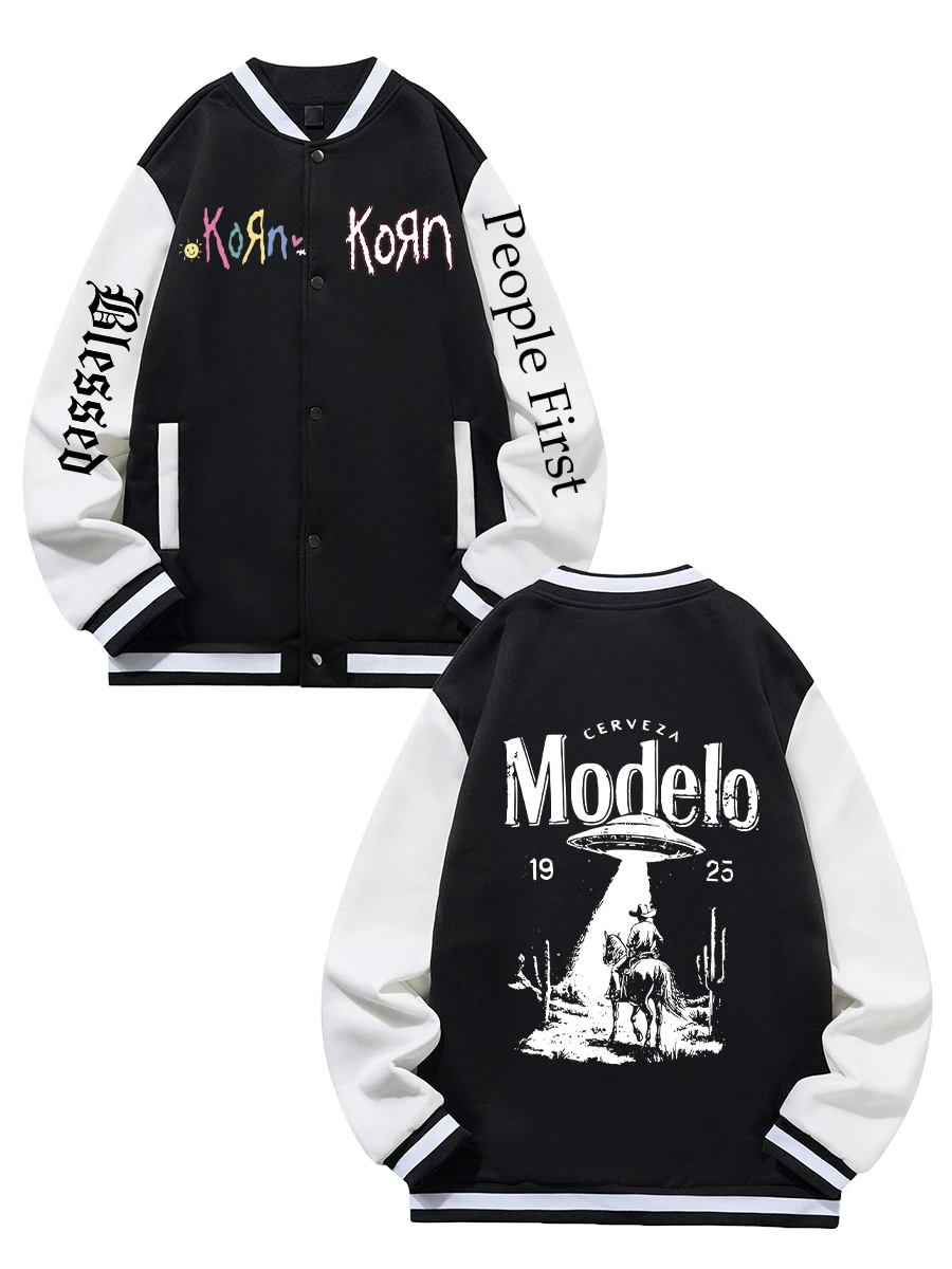 

Черная, синяя, зеленая, двусторонняя бейсбольная куртка унисекс с рождественским принтом XS-XXL, уличное пальто, теплая флисовая мягкая куртка