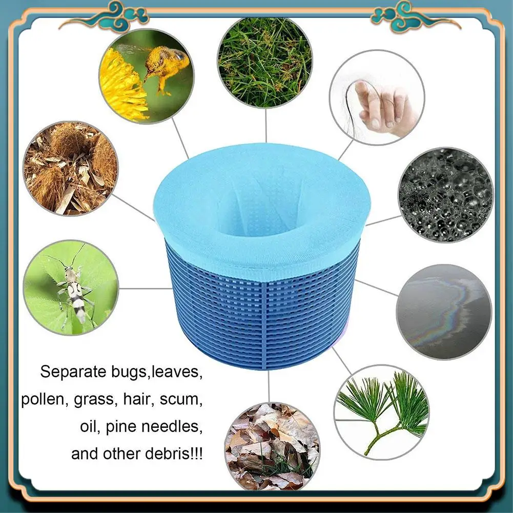 

Latest 30 Pcs Reusable Pool Skimmer Socks Nylon Mesh Filter Saver Reusable Mesh Sock Filter Pool Debris Catcher