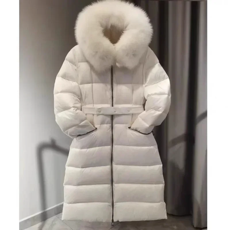 Mo * cl * r Chaqueta de invierno para mujer con cremallera gruesa, las mejores chaquetas de plumón de ganso 90, abrigo de invierno de ocio a la moda, abrigos de invierno para mujer