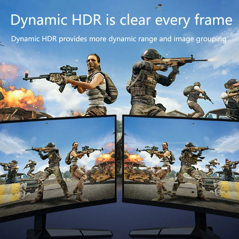 Samzhe hdmi 2,1 kabel 8k/60hz 48gbps digitale kabel hdmi 2,1 kabel splitter für hdr10 ps5 schalter kabel hdmi 2,1 – Detail 10