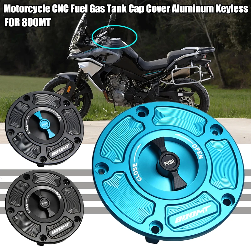 Neu Für 800MT 800 mt mt800 ALLE Jahre CNC Kraftstoff Tankdeckel Abdeckung Aluminium Keyless Motorrad Zubehör