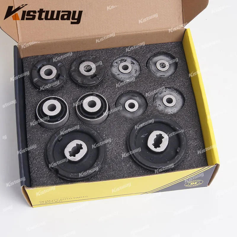 10PCS Good Front Control Arm Bushing Kit For Porsche Panamera 970 10-16 GTS S Hybrid Turbo S 3.6L V6 4.8L V8
