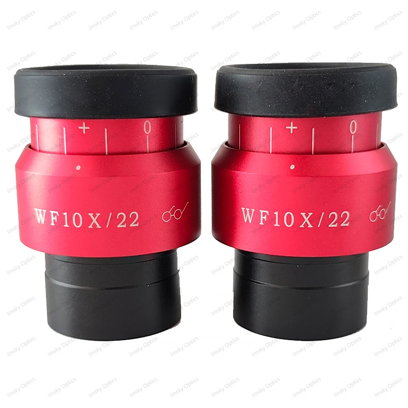 2 szt. WF10X 15X WF20X/12MM regulowany okular szerokokadłubowy okular soczewka na oko 30mm interfejs lornetka okular mikroskopu stereo — zdjęcie 7