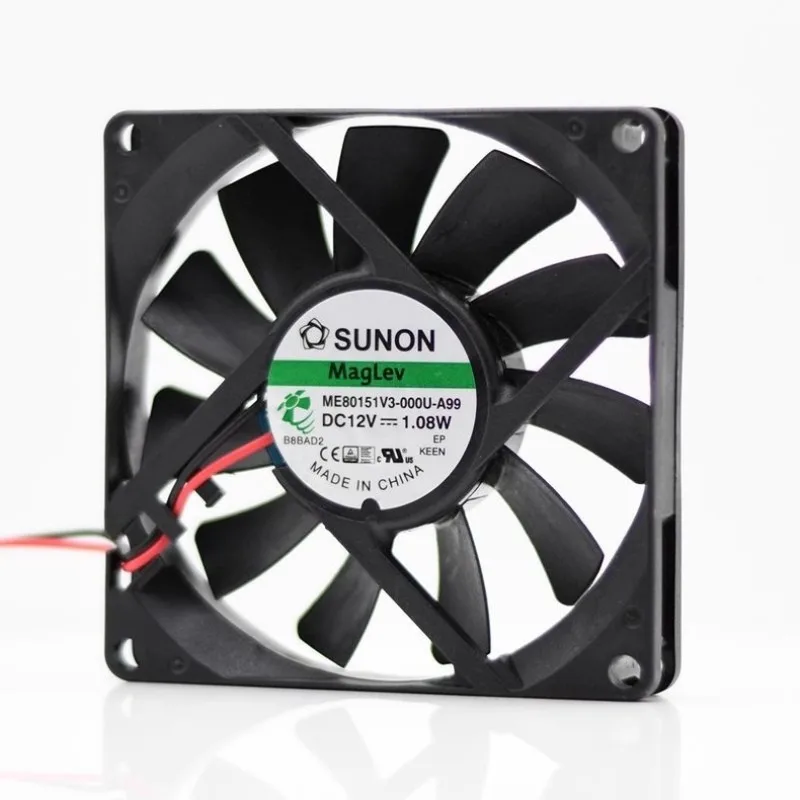 New Cooler Fan for SUNON ME80151V3-000U-A99 12V 1.08W Silent Cooling Fan 8015 80 * 80 * 15MM