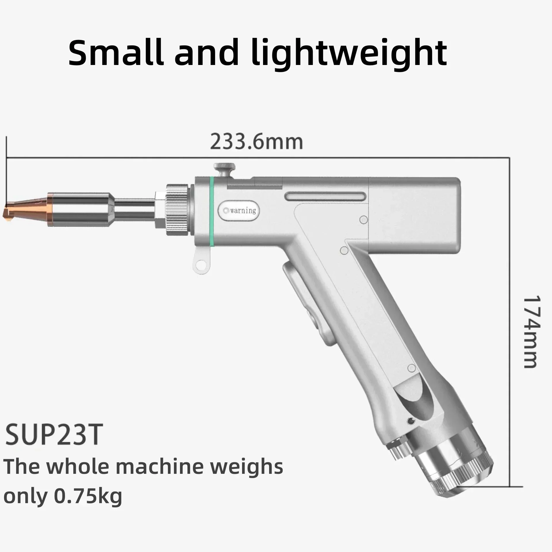 

Cross borderFiber optic welding head three in one compact handheld, suitable for stainless steel cardboard boxes with feeders