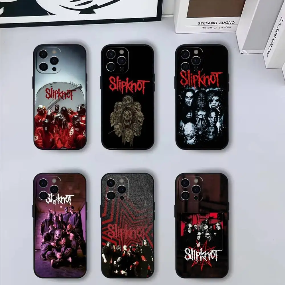 

S-Slipknot band Phone Case Silicone Soft For IPhone 17 16 15 14 13 12 11 X XR Plus Pro Max Plus